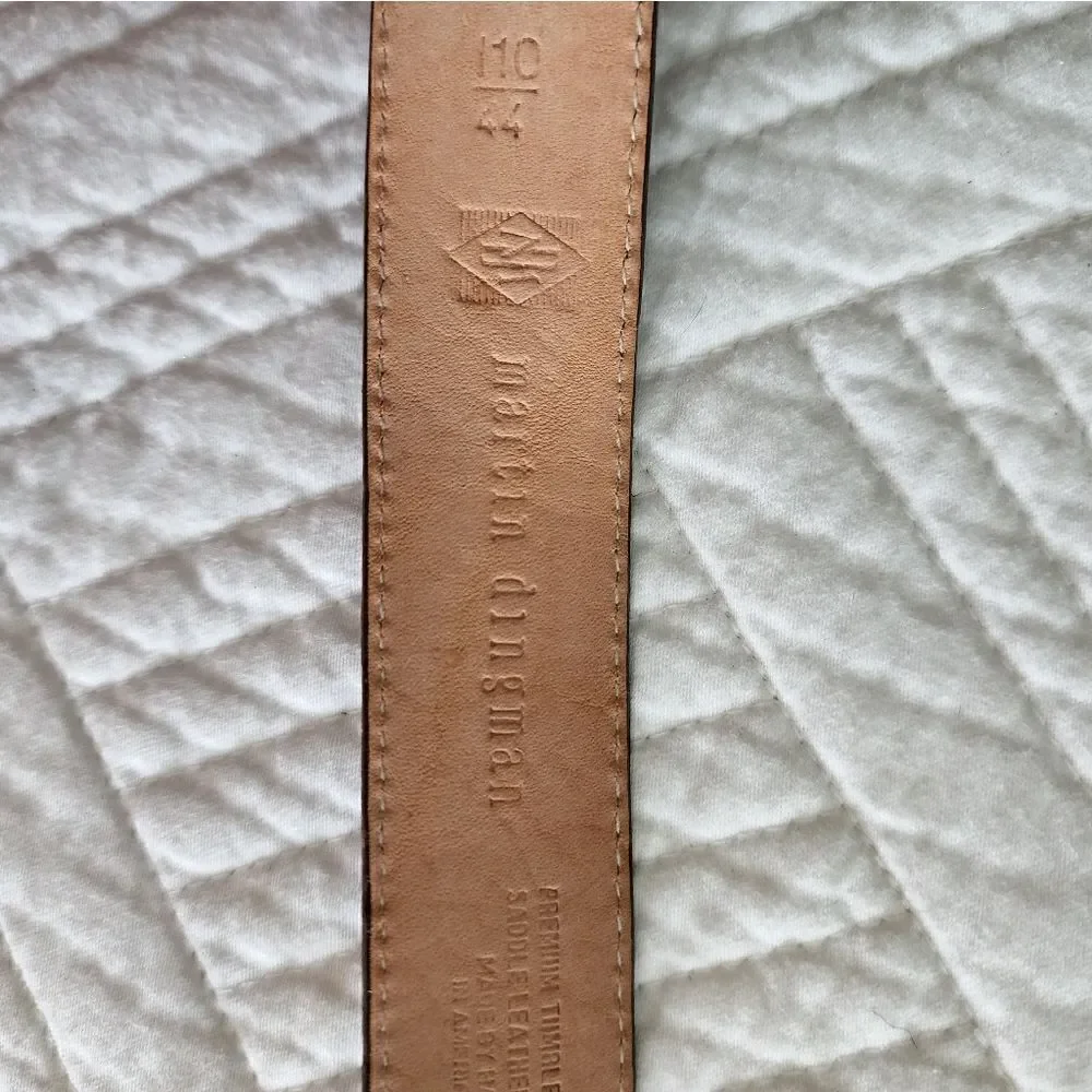 Martin Dingman leather men's belt